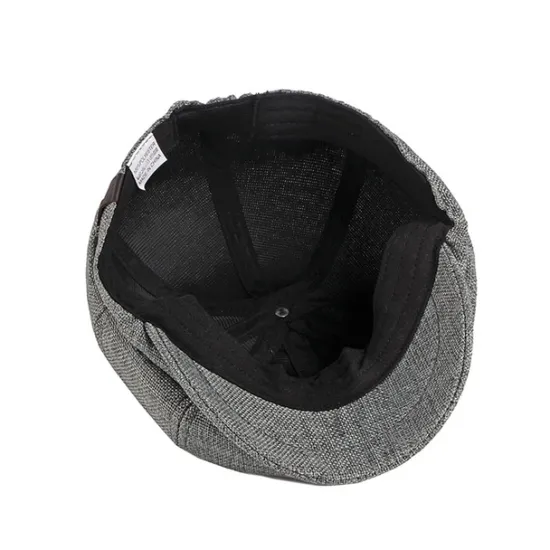 Discount OUKU Men's Beret Hat Newsboy Hat Black khaki Polyester Stylish 1920s Fashion Casual Outdoor Daily Going out Plain Sunscreen