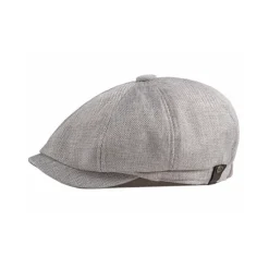 Discount OUKU Men's Beret Hat Newsboy Hat Black khaki Polyester Stylish 1920s Fashion Casual Outdoor Daily Going out Plain Sunscreen