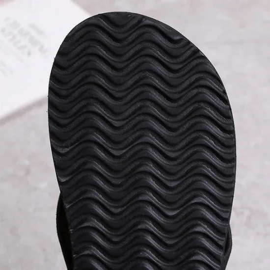 Discount OUKU Men's Black Flip-Flop Sandals with Cushioned Sole - Comfortable Casual Beach and Summer Footwear