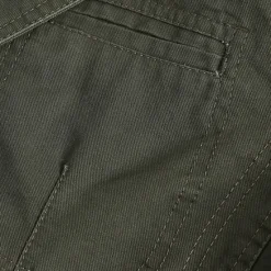 Outlet OUKU Men's Blazer Business Cocktail Party Wedding Party Fashion Casual Spring & Fall 100% Cotton Solid Color Pocket Buttons Comfortable Single Breasted Blazer Black Green khaki