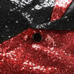 Sale OUKU Men's Blazer Business Cocktail Party Wedding Party Fashion Casual Spring & Fall Polyester Color Block Pocket Buttons Comfortable Single Breasted Blazer Silver Red Royal Blue Purple