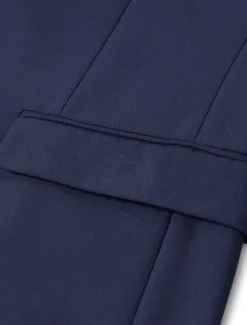 Hot OUKU Men's Blazer Jacket Sport Coat Notch Collar Casual Solid Colored Blazer Grape Navy Blue Royal Blue Standard Fit Single Breasted One-button