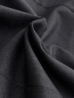 Clearance OUKU Men's Blazer Jacket Sport Coat Notch Collar Casual Solid Colored Blazer Navy Blue Brown Light Grey Standard Fit Single Breasted Two-buttons