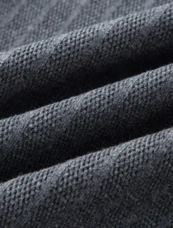 Clearance OUKU Men's Blazer Jacket Sweater Coat School Formal Wedding Elegant Warm Spring Fall Wool Nylon Solid Color Jacquard Multiple Pockets Comfy Single Breasted Two-button Blazer Black Dark Grey Army Green