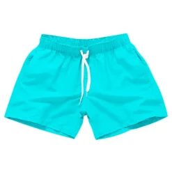 Discount OUKU Men's Board Shorts Swim Shorts Swim Trunks Drawstring with Pockets Solid Colored Waterproof UV Sun Protection Swimming Pool Hawaiian Casual / Sporty Black White Micro-elastic