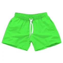 Discount OUKU Men's Board Shorts Swim Shorts Swim Trunks Drawstring with Pockets Solid Colored Waterproof UV Sun Protection Swimming Pool Hawaiian Casual / Sporty Black White Micro-elastic
