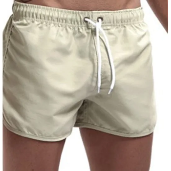Sale OUKU Men's Board Shorts Swim Shorts Swim Trunks Elastic Waist Solid Color Quick Dry Short Daily Gym Bathing Chic & Modern Casual / Sporty Black White Micro-elastic