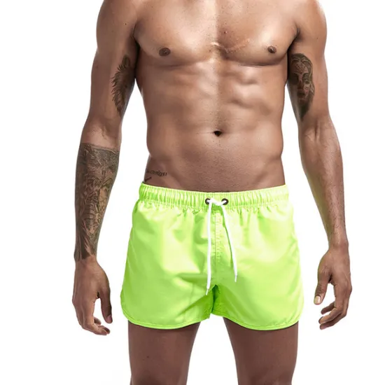 Sale OUKU Men's Board Shorts Swim Shorts Swim Trunks Elastic Waist Solid Color Quick Dry Short Daily Gym Bathing Chic & Modern Casual / Sporty Black White Micro-elastic