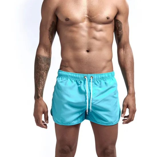 Sale OUKU Men's Board Shorts Swim Shorts Swim Trunks Elastic Waist Solid Color Quick Dry Short Daily Gym Bathing Chic & Modern Casual / Sporty Black White Micro-elastic