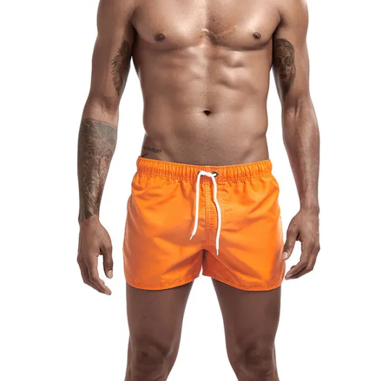 Sale OUKU Men's Board Shorts Swim Shorts Swim Trunks Elastic Waist Solid Color Quick Dry Short Daily Gym Bathing Chic & Modern Casual / Sporty Black White Micro-elastic
