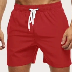 Discount OUKU Men's Board Shorts Swim Shorts Swim Trunks Shorts Pocket with Mesh lining Plain Comfort Breathable Holiday Going out Hawaiian Boho Gray Green Black
