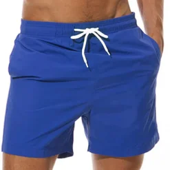 New OUKU Men's Board Shorts Swim Shorts Swim Trunks Summer Shorts Beach Shorts Pocket Drawstring with Mesh lining Plain Quick Dry Outdoor Holiday Going out Hawaiian Boho Gray Green Black