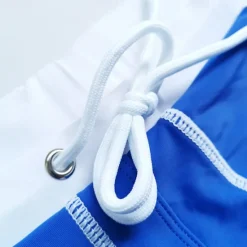 Sale OUKU Men's Board Shorts Swim Shorts Swim Trunks Patchwork Drawstring Elastic Waist Color Block Comfort Quick Dry Short Holiday Beach Weekend Fashion Casual Lake blue Black Micro-elastic