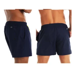 Best OUKU Men's Board Shorts Swim Shorts Swim Trunks Summer Shorts Beach Shorts Drawstring Elastic Waist Plain Quick Dry Short Daily Holiday Hawaiian Boho Black Yellow Micro-elastic