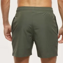 Discount OUKU Men's Board Shorts Swim Shorts Swim Trunks Beach Shorts Drawstring with Mesh lining Elastic Waist Plain Breathable Soft Short Casual Daily Holiday Streetwear Hawaiian Black Green Black Micro-elastic