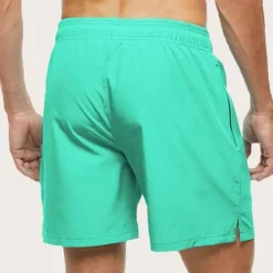 Discount OUKU Men's Board Shorts Swim Shorts Swim Trunks Beach Shorts Drawstring with Mesh lining Elastic Waist Plain Breathable Soft Short Casual Daily Holiday Streetwear Hawaiian Black Green Black Micro-elastic