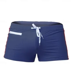 Hot OUKU Men's Board Shorts Swim Shorts Swim Trunks Patchwork Drawstring Elastic Waist Color Block Comfort Quick Dry Short Holiday Beach Weekend Fashion Casual Red Micro-elastic Black