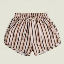Outlet OUKU Men's Board Shorts Swim Shorts Swim Trunks Shorts Drawstring Elastic Waist Striped Comfort Quick Dry Short Daily Holiday Swimming Pool Fashion Casual Yellow Pink Micro-elastic