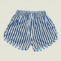 Outlet OUKU Men's Board Shorts Swim Shorts Swim Trunks Shorts Drawstring Elastic Waist Striped Comfort Quick Dry Short Daily Holiday Swimming Pool Fashion Casual Yellow Pink Micro-elastic