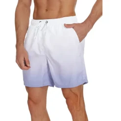 Discount OUKU Men's Board Shorts Swim Shorts Swim Trunks Drawstring with Mesh lining Elastic Waist Gradient Quick Dry Short Casual Daily Holiday Hawaiian Boho Black Pink Micro-elastic