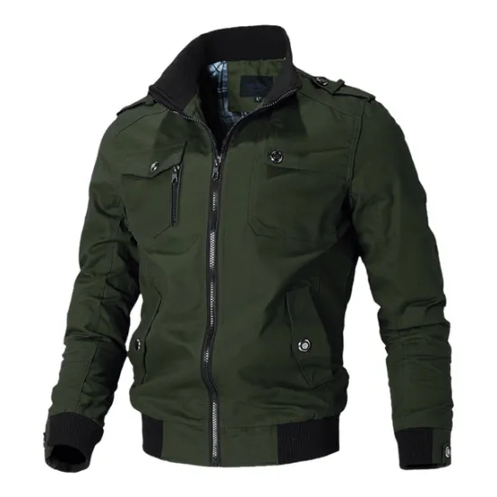 Hot OUKU Men's Bomber Jacket Military Tactical Jacket Outdoor Windproof Ventilation Breathable Multi-Pockets Spring Autumn Jacket Raincoat Hunting Military Training Black Red Blue