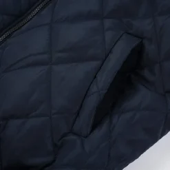 Discount OUKU Men's Bomber Quilted Jacket Diamond Padded Jacket Winter Outdoor Chunky Varsity Flight Windproof Warm Trench Coat Top Quilted Seams Cotton Outwear Overcoat Full Zipper Camping Hiking Hunting Fishing
