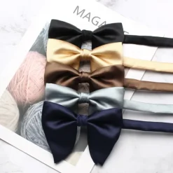 OUKU Men's Bow Tie Modern Contemporary Sexy Solid / Plain Color Wedding Party Daily Wear