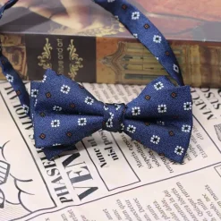 New OUKU Men's Bow Tie Modern Contemporary Sexy Plaid / Striped / Chevron / Round Wedding Party Daily Wear