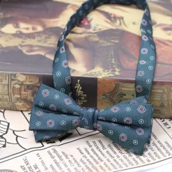 New OUKU Men's Bow Tie Modern Contemporary Sexy Plaid / Striped / Chevron / Round Wedding Party Daily Wear