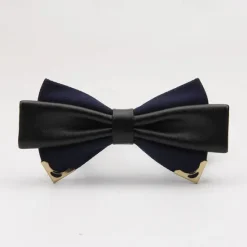 Hot OUKU Men's Bow Tie Modern Contemporary Solid / Plain Color Wedding Party Daily Wear