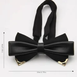 Hot OUKU Men's Bow Tie Modern Contemporary Solid / Plain Color Wedding Party Daily Wear