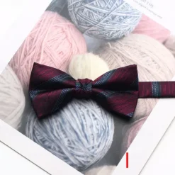 Discount OUKU Men's Bow Tie Modern Contemporary Sexy Plaid / Striped / Chevron / Round Wedding Party Daily Wear