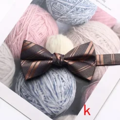 Discount OUKU Men's Bow Tie Modern Contemporary Sexy Plaid / Striped / Chevron / Round Wedding Party Daily Wear