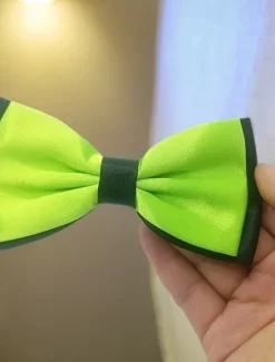 New OUKU Men's Bow Tie Office / Business Traditional / Classic Solid / Plain Color Formal Evening Date Quinceañera & Sweet Sixteen Green