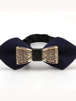 Best OUKU Men's Bow Tie Party Wedding Bow Solid Colored Formal Party Evening Party & Evening