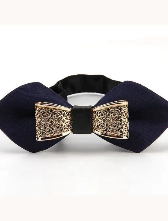 Best OUKU Men's Bow Tie Party Wedding Bow Solid Colored Formal Party Evening Party & Evening