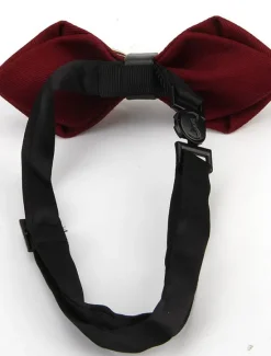 Best OUKU Men's Bow Tie Party Wedding Bow Solid Colored Formal Party Evening Party & Evening