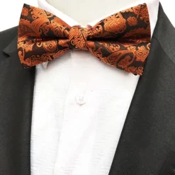 Sale OUKU Men's Bow Tie Party Work Jacquard Formal Party Evening