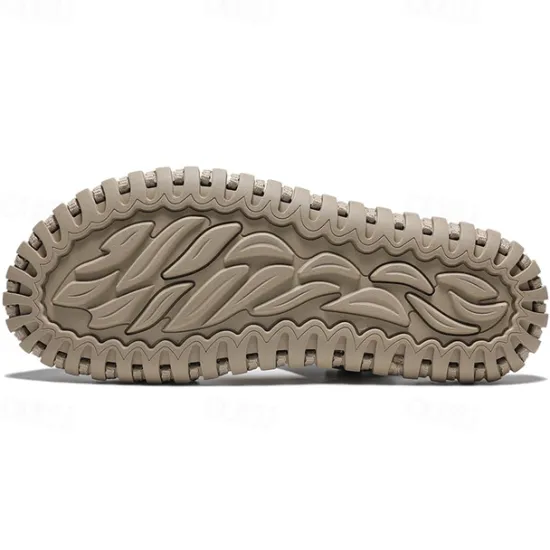Best OUKU Men's Brown Leather Sandals with Adjustable Strap and Stylish Stitching – Comfortable and Durable for Casual Outings, Beach and Everyday Wear