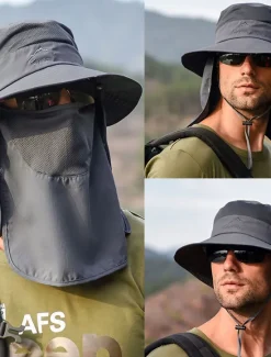 Hot OUKU Men's Bucket Hat Sun Hat Fishing Hat Boonie hat Hiking Hat Black Pink Chinlon Streetwear Stylish Casual Outdoor Daily Going out Letter Embroidery UV Sun Protection Sunscreen Quick Dry Lightweight