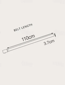 New OUKU Men's Buckle Waist Belt Casual Clothing Belt Black