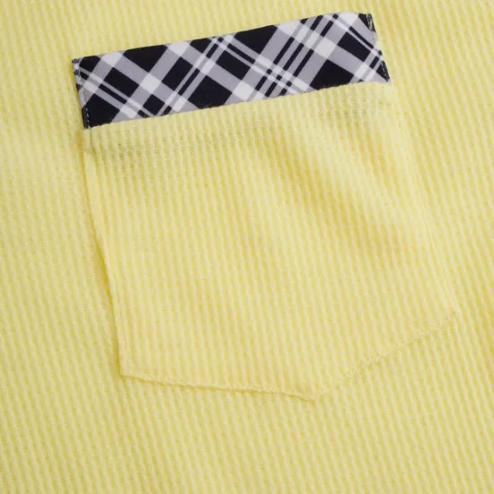 OUKU Men's Business Polo Golf Shirt Work Casual Lapel Classic Short Sleeve Basic Modern Color Block Patchwork Button Spring & Summer Regular Fit Light Yellow milk white khaki Gray Business Polo