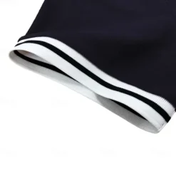 Hot OUKU Men's Business Polo Pique Polo Shirt Business Casual Ribbed Polo Collar Classic Short Sleeve Color Block Patchwork Embroidered Summer Spring & Fall Black Dark Red Navy Blue Royal Blue Light Blue Grey