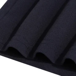 Outlet OUKU Men's Business Polo Pique Polo Shirt Business Casual Ribbed Polo Collar Classic Short Sleeve Color Block Patchwork Embroidered Summer Spring & Fall Dark Grey Black Burgundy Navy Blue Royal Blue