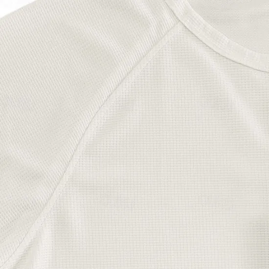 OUKU Men's Button T Shirt T Shirt Waffle Henley Shirt Henley Shirt Long Sleeve Henley Spring Fall Plain Fashion Designer Basic Buttons Vacation Street Going out Black Blue Khaki Top Tee for Men