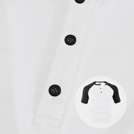 Hot OUKU Men's Button T Shirt T Shirt Henley Shirt Tee Short Sleeve Henley Summer Color Block Fashion Designer Basic Patchwork Vacation Street Going out White Wine Camel Top Tee for Men