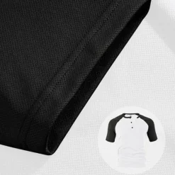 Hot OUKU Men's Button T Shirt T Shirt Henley Shirt Tee Short Sleeve Henley Summer Color Block Fashion Designer Basic Patchwork Vacation Street Going out White Wine Camel Top Tee for Men