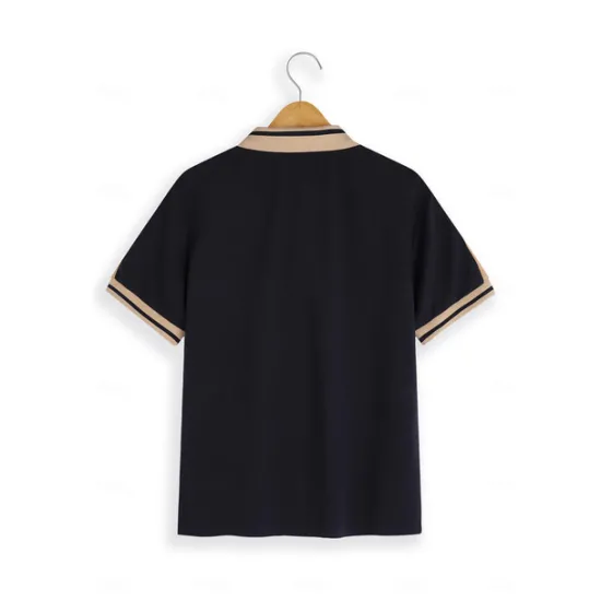 Clearance OUKU Men's Button Up Polos Golf Shirt Casual Holiday Lapel Short Sleeve Fashion Basic Color Block Patchwork Embroidered Summer Regular Fit Wine Black Navy Blue Green Light Blue Grey Button Up Polos