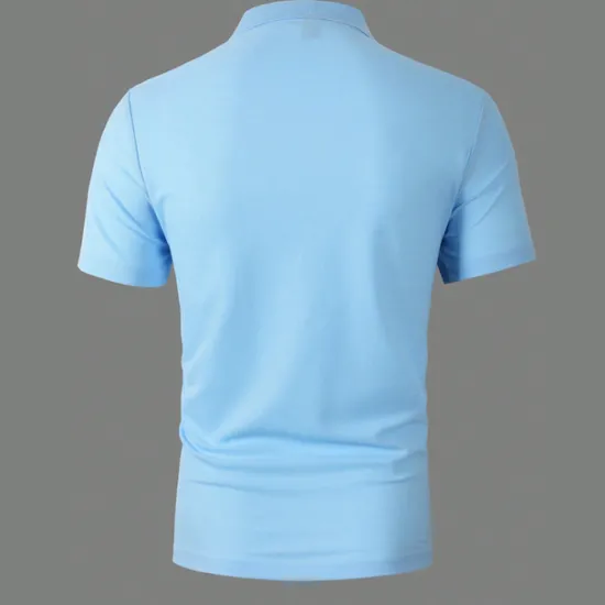Clearance OUKU Men's Button Up Polos Polo Shirt Casual Holiday Lapel Short Sleeve Fashion Basic Plain Classic Summer Regular Fit Light Sky Blue Pink Army Green Brown Button Up Polos