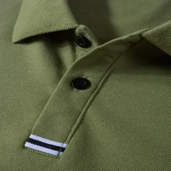 Clearance OUKU Men's Button Up Polos Polo Shirt Casual Holiday Lapel Short Sleeve Fashion Basic Plain Classic Summer Regular Fit Light Sky Blue Pink Army Green Brown Button Up Polos